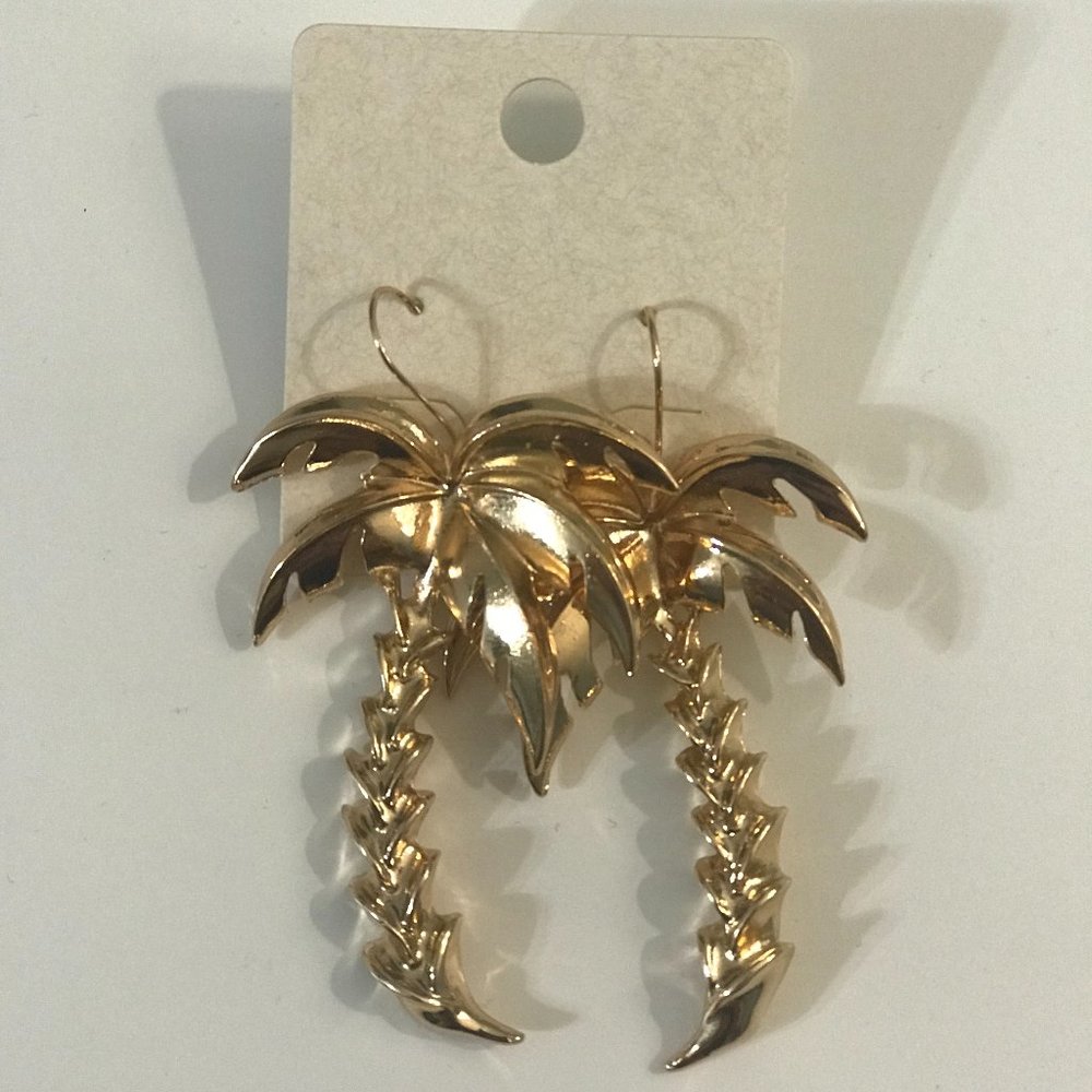Palm tree earrings